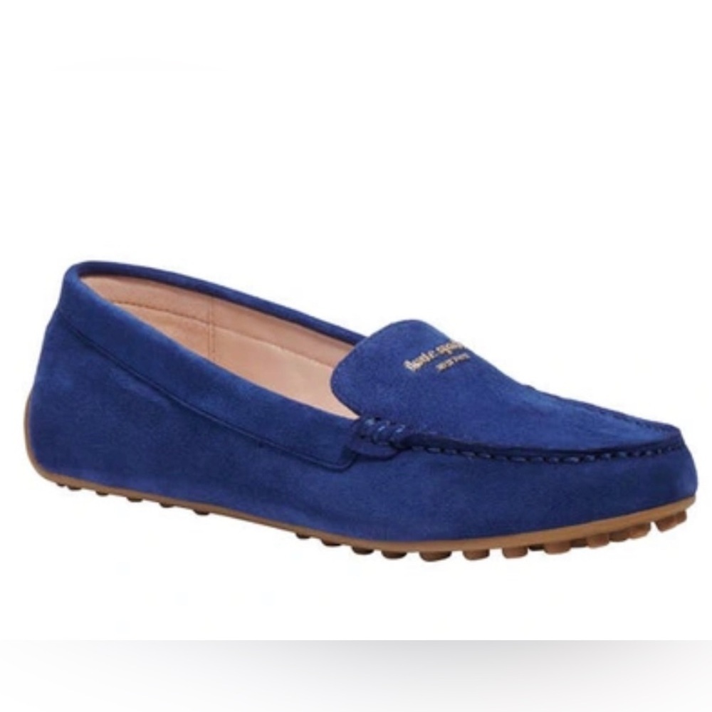 Kate Spade Royal Blue Suede Loafers BNWOT. Never Worn